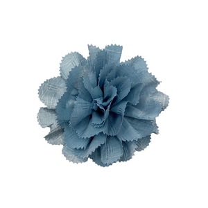 Corsage de flor de camelia de tela hecho a mano de 9 cm, accesorios de joyería DIY para ropa y diademas - Product Image 5