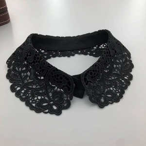 <span class=keywords><strong>Col</strong></span> amovible de style vintage avec appliqué brodé élégant en <span class=keywords><strong>crochet</strong></span> - Product Image 6