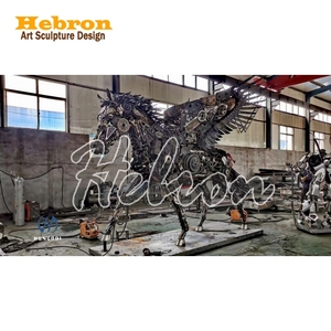 Gran Escultura <span class=keywords><strong>de</strong></span> Caballo Industrial Vintage con Engranajes, Escultura <span class=keywords><strong>de</strong></span> Animal <span class=keywords><strong>de</strong></span> Tamaño Real <span class=keywords><strong>de</strong></span> Metal Estilo Steampunk, Arte <span class=keywords><strong>de</strong></span> <span class=keywords><strong>Hierro</strong></span> Reciclado, Escultura <span class=keywords><strong>de</strong></span> Ciervo para Bar - Product Image 6
