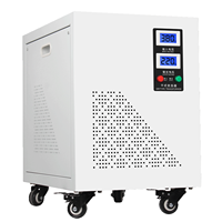 Transformateur automatique à affichage numérique Variac AC réglable avec voltmètre, 1kVA~20kVA, certifié CE pour laboratoire, tests et vieillissement des équipements