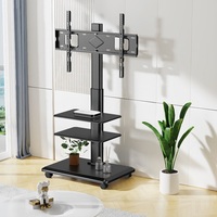 Soporte de TV móvil moderno para pantalla plana de 26 a 65 pulgadas, soporte universal para pantalla plana, con pantalla LCD rodante, ICD de Plasma universal, con montaje universal, en pantalla de 30 a 50 cm