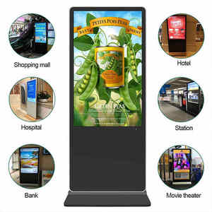 43 trong nhà tương tác kiosk <span class=keywords><strong>LCD</strong></span> kỹ thuật số biển Totem màn hình cảm ứng tầng đứng quảng cáo Bảng hiển thị cho ngân hàng nhà hàng - Product Image 2