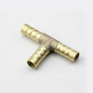 Nam nữ và ống khí chùa Adapter nén barb Coupler ống nước Phụ kiện ống đồng thau núm vú phụ kiện - Product Image 6