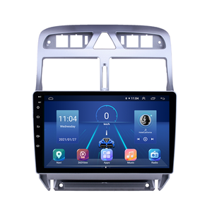 Autoradio 4G LTE da 9 Pollici per <span class=keywords><strong>Peugeot</strong></span> 307 <span class=keywords><strong>2007</strong></span> Octa-Core 2GB+32GB DSP BT5.0 Mirror Link DAB+ OBD2 - Product Image 1