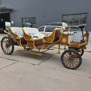<span class=keywords><strong>Chariot</strong></span> de Mariage Électrique Personnalisé Style Victoria, Carrosse de Luxe en Bois pour Visites Touristiques et Transport Spécialisé - Product Image 6