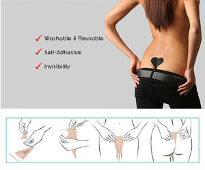 Culottes adhésives réutilisables pour femmes, string sexy en forme de cœur, sans bretelles - Product Image 6