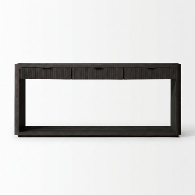 Luxury Modern Minimalist Cconsole Table with Storage Wooden Hallway Console Table Living Room Furniture