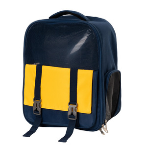 <b>Pet</b> Cat <b>Backpack</b> Nylon Zipper Breathable Travel <b>Carrier</b> Large Space For Outdoor Use - Product Image 2