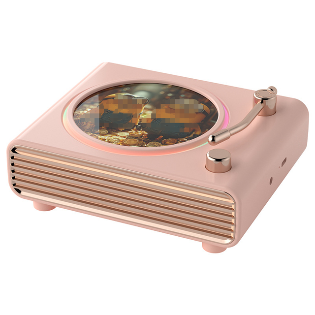 New Creative Classical Turntables Speakers Retro Nostalgic Travel Record Music Player Desktop Wireless Speaker Christmas Gift