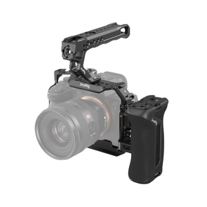   Jaula para A7R V / <span class=keywords><strong>A7</strong></span> <span class=keywords><strong>IV</strong></span> / A7S III con asa superior, empuñadura lateral y abrazadera para cable, kit avanzado para <span class=keywords><strong>Sony</strong></span> -3669C - Product Image 1