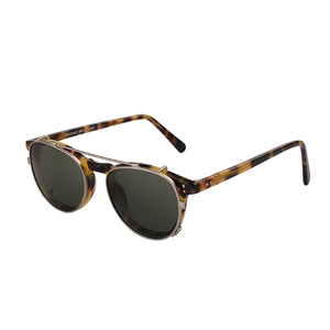 <span class=keywords><strong>Occhiali</strong></span> da sole Vintage rotondi polarizzati leggeri e confortevoli tonalità acetato con lenti Tac <span class=keywords><strong>Clip</strong></span>-On <span class=keywords><strong>occhiali</strong></span> da sole - Product Image 3