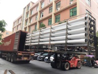 Peralatan sistem Osmosis terbalik besar, mesin pembersih Filter tanaman RO sistem pemurni air 80 T/H