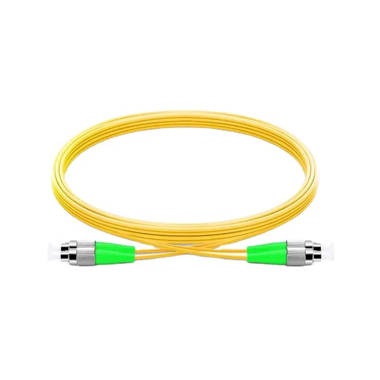 7M/2.0Mm Fibre Optische Kabel Single Mode Fc/UPC-FC/UPC-PVC (Ofnr) fiber Optic Patch Snoer Kabel