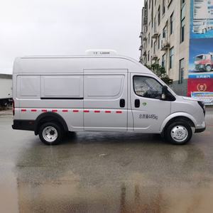 <span class=keywords><strong>Camion</strong></span> frigorifique Dongfeng Mini avec boîte de vitesses manuelle, état neuf, type de carburant diesel, pour le transport de viande, de poisson, de lait, de crème glacée - Product Image 3