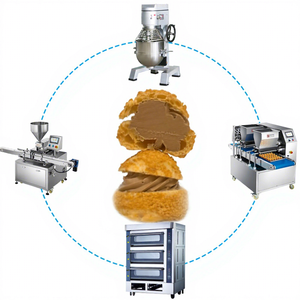 Machine d'extrusion semi-automatique pour boulangerie, extrudeuse de gâteaux surgelés, de pain feuilleté, de pâtisserie, de crème, de remplissage, 2000 extrusions/heure, certifiée <span class=keywords><strong>CE</strong></span> - Product Image 1