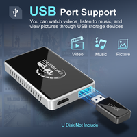 Kowankit K718 Adaptor Wireless CarPlay Android 12 Dual Wifi 4+32G Android Auto USB 5 in 1 Dual Wifi Mini Dongle untuk Mobil