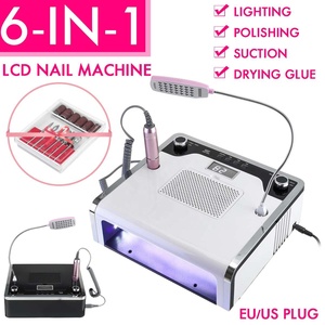 108W Electric <b>Nail</b> Drill Machine 30000 RPM <b>Nail</b> Dust Vacuum Cleaner LED Lighting 54 LED UV Lamp - Product Image 5