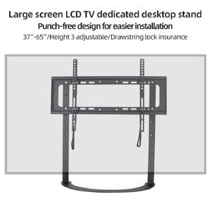 Soporte <span class=keywords><strong>de</strong></span> TV <span class=keywords><strong>de</strong></span> mesa universal HILLPORT para la mayoría <span class=keywords><strong>de</strong></span> los <span class=keywords><strong>televisores</strong></span> <span class=keywords><strong>de</strong></span> <span class=keywords><strong>37</strong></span>-65 <span class=keywords><strong>pulgadas</strong></span>, base <span class=keywords><strong>de</strong></span> TV <span class=keywords><strong>de</strong></span> mesa - Product Image 2