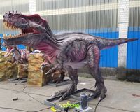 Modèle de dinosaure T-rex animatronique de 6 m, taille réelle, électronique, télécommandé, pour une utilisation en intérieur/extérieur dans les jardins et les écoles