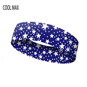 Custom your brand Cool max polyester Seamless Spa Headband hot sale amazon quality head band