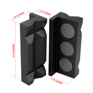 Tornillo de Banco de Aleación de Aluminio con Mordazas Protectoras y Retenedor Magnético para Unión en Frío por Aceite Em1043 - Product Image 2