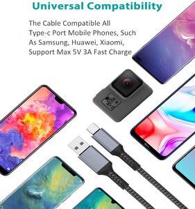 Cavo rapido USB tipo C 3A 5A cavo di ricarica rapida per ricarica a tipo C carga rapida per telefono cellulare <span class=keywords><strong>Samsung</strong></span> <span class=keywords><strong>Galaxy</strong></span> S10 QC 3.0 - Product Image 6