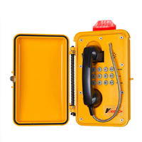 Téléphone industriel étanche IP66 KNSP-01-D23 robuste avec porte et indicateur d'appel entrant – Téléphones filaires