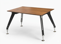 Nouvelle Arrivée Ensemble de Mobilier de Bureau Exécutif Moderne et Durable en Panneau Mélaminé, Bureau, Table Basse, Unité Latérale de Poste de Travail à Pieds Métalliques