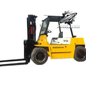 รถยก TCM FD70Z8 7 ตัน รถยกมือสองจากญี่ปุ่น 7 ตัน เครื่องยนต์ Isuzu 6BG1 รถใช้แล้ว รถยกใช้น้ำมันเชื้อเพลิง 3000 มม. 7000 กก. - Product Image 1