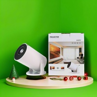 HY300Pro + Smart Portable Android 14 H726 Chipset Projecteur 170ANSI Lumens Vente Chaude pour la Promotion des Cadeaux de Noël