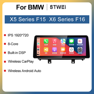 STWEI New ID6 ID7 ID8 UI Android System Wireless Carplay AUTO For BMW X5 F15 X6 F16 NBT EVO Car Video <b>Players</b> GPS NAVI <b>Bluetooth</b> - Product Image 2