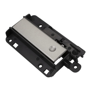 <b>Glove</b> Box Latch Handle 2.6x4.8 In Black And <b>Silver</b> For Chevrolet Silverado GMC Models 2007-2014 - Product Image 2