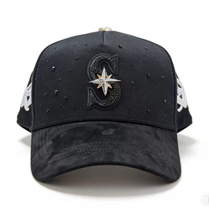 Gorra de béisbol original personalizada de calidad G5, modelo OEM ODM 2026 de gamuza de 5 paneles con cierre a presión, estilo Tombochio, para todos los amantes de la marca Haters Hat Beard. - Product Image 4