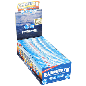 Elements Single Wide Rice Thin Cigarette <b>Rolling</b> Papers, Sugar Gum, 100 Count (Pack of 25)smoking accessories vapes smoke - Product Image 1