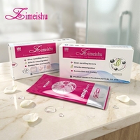 Zimeishu Protège-slip sans ailettes en coton biologique avec ions d'argent, absorption modérée, usage quotidien, santé gynécologique et reproductive