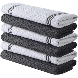 Serviettes de cuisine rayées en ananas en gros, multicolores, super douces, absorbantes, design anti-peluches, serviettes à <span class=keywords><strong>vaisselle</strong></span> en vrac - Product Image 1
