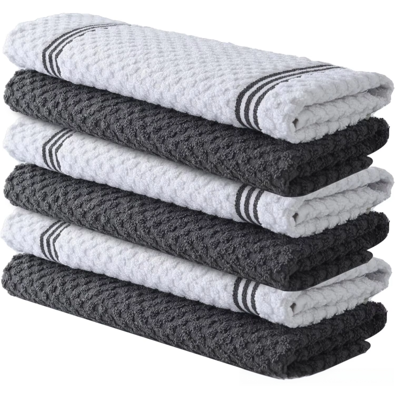 Wholesale Striped Pineapple Kitchen Towels Multi