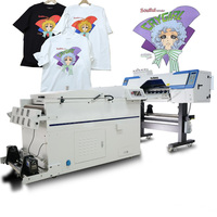 Impresora DTF para Camisetas, Gorras, Pantalones, Calcetines y Zapatos, Máquina de Impresión de 60 cm con Doble Cabezal i3200 para Epson A1