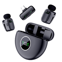 Microfono Lavalier Wireless K20 con Doppio Microfono, Riduzione del Rumore Audio/Video, Clip per Rispondi Video, Essenziale per Creatori di Contenuti
