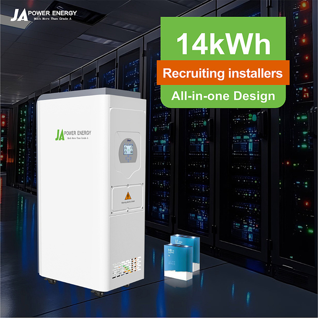 JApower 6kw Inverter with 10kwh 12kwh 14kwh 15kwh 16kwh Photovoltaic Storage Battery On Off Grid All in One Solar Storage System