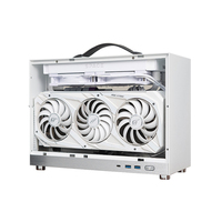 Boîtier en alu 12.4L Support de boîtier d'ordinateur portable ITX 240 support de refroidissement par eau SFX/SFX-L PSU, OEM/ODM USB3.0 Type-c