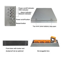 2U 12-Bay Hot-Swap Servergehäuse Tiefe 650mm Mini-SAS/SATA Backplanes