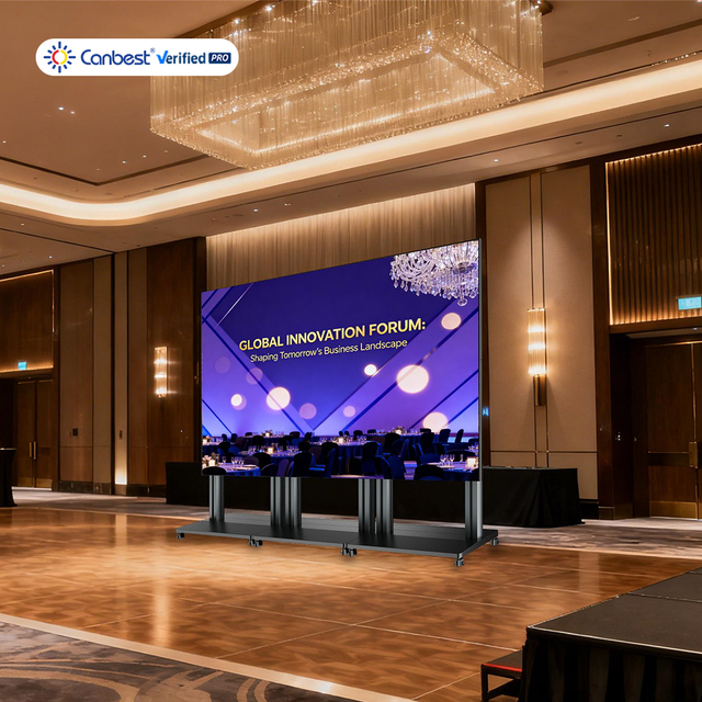 P1.2 P1.5 P1.8 Foldable Cob Gob LED Poster Display Screen Electric Lift up Down Seamless Splicing for Stage Rental Events