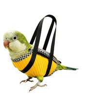 Sac de transport pour perroquet - Sac de transport universel pour oiseaux - Sac en tissu portable avec motif rayé, design respirant pour éviter les évasements
