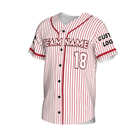 Set Jersey Baseball Berkualitas Tinggi Logo Kustom Pakaian Olahraga Grosir Harga Murah Pola Kaos Baseball Pria Buatan Vietnam
