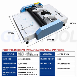 Plieuse électrique A3/A4 220V/110V, machine à plier les cartes, machine à gaufrer, machine à gaufrer les pages couleur - Product Image 6