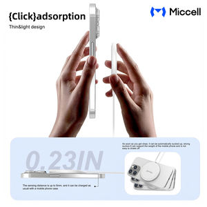 <span class=keywords><strong>Cargador</strong></span> Inalámbrico Magnético 3 en 1 Miccell, Carga Rápida de 15W para Móviles iPhone, AirPods y Relojes Inteligentes - Product Image 6