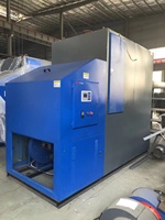 Chaudière à eau chaude industrielle verticale à granulés de bois de 120-700 kW, sûre, à pression normale, haute efficacité