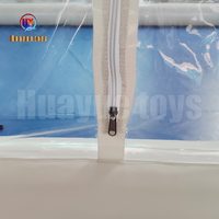 Couverture de piscine gonflable en PVC durable Portable Transparent dôme à bulles gonflable tente de piscine accessoires de piscine