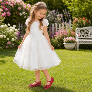 Zapatos de Invierno para Niñas con Lazo de Princesa <span class=keywords><strong>Anna</strong></span>, Zapatos Cálidos con Cristales, 2026, Planos con Velcro, Brillantes, Transpirables, Antideslizantes, con Diseño de Flores - Product Image 6